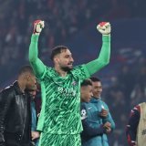 Gianluigi Donnarumma s'est notamment montré héroïque face à Liverpool KEYSTONE/EPA/CHRISTOPHE PETIT TESSON